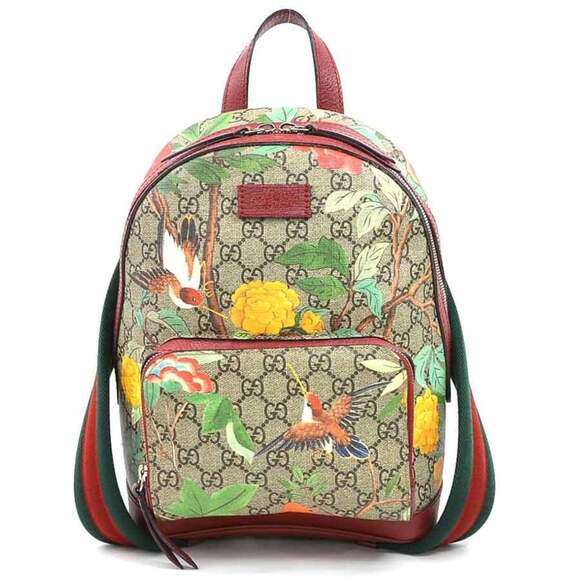 GUCCI Brown Leather Backpack - Picture 1 of 5